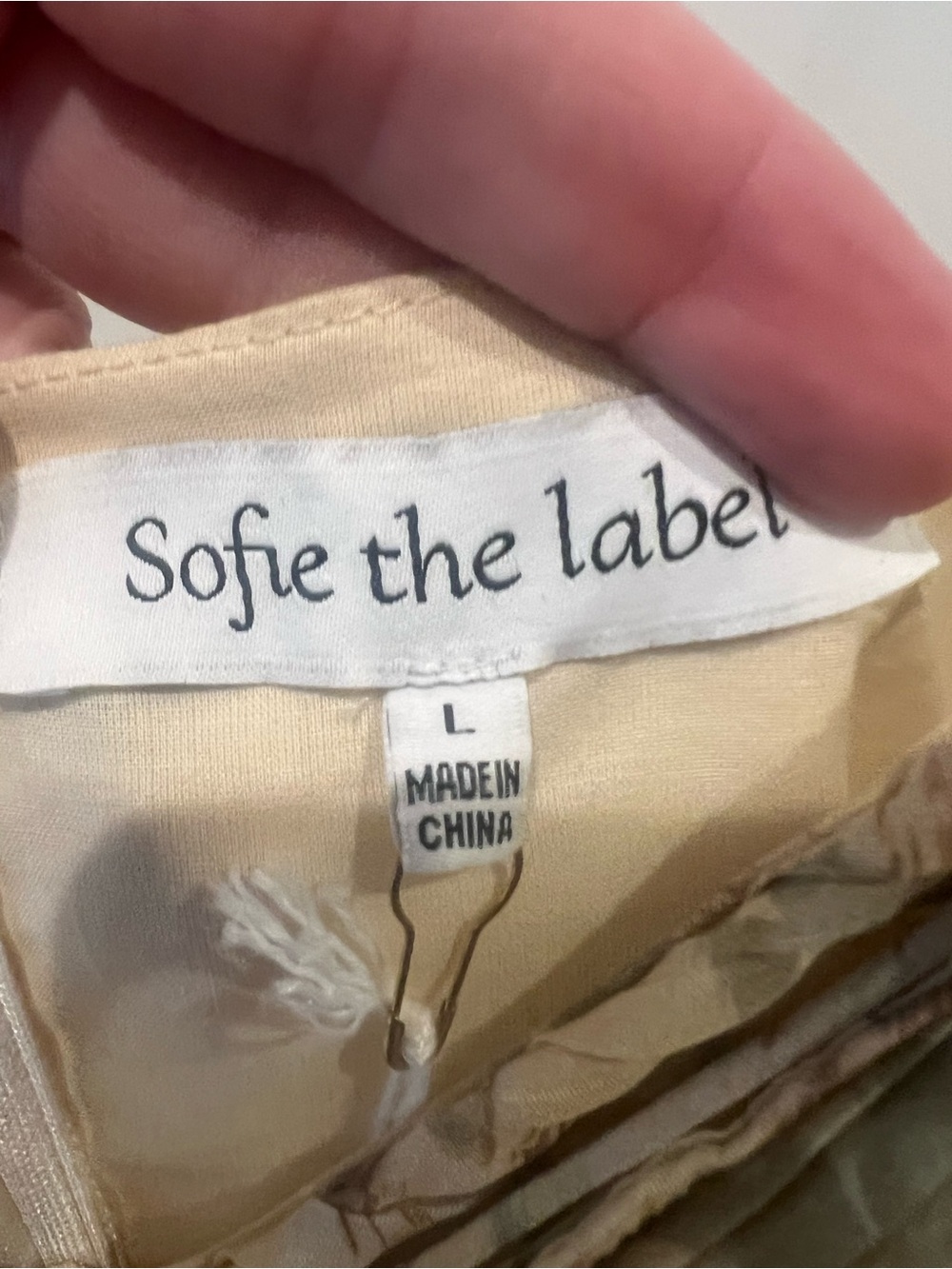NWT Sofie the Label Lightweight Tiered Dress Size Large - Picture 2 of 16